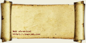 Janko Tomić vizit kartica